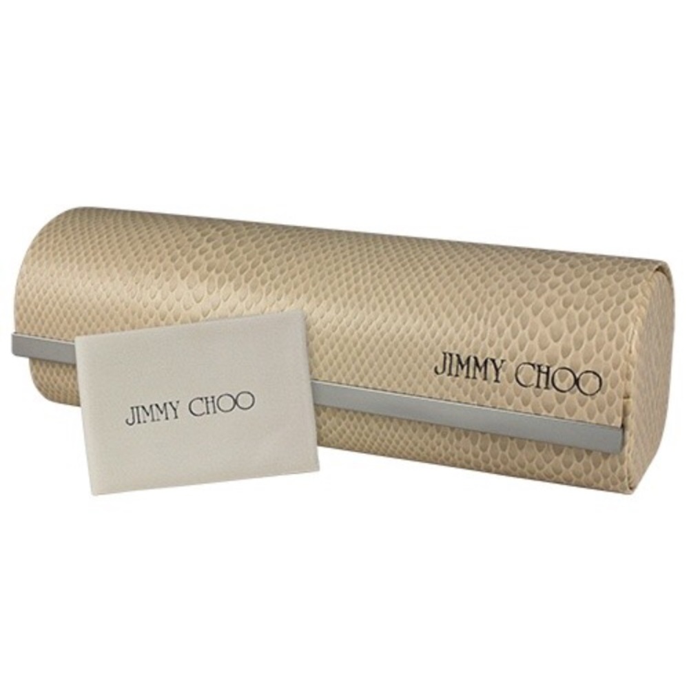 Cream snake skin Jimmy Choo Sunglass case